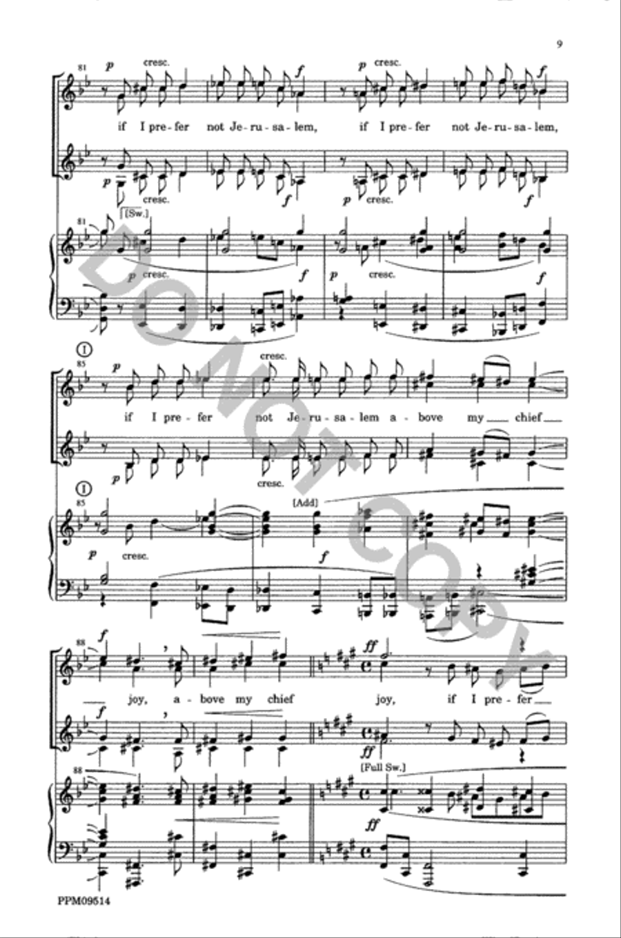 By the Rivers of Babylon SSAA scores gallery preview page 10