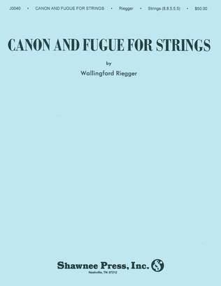 Canon and Fugue for Strings