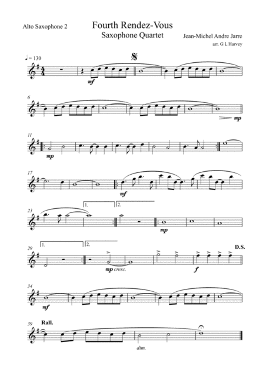 Fourth Rendez Vous Woodwind Quartet scores gallery preview page 6