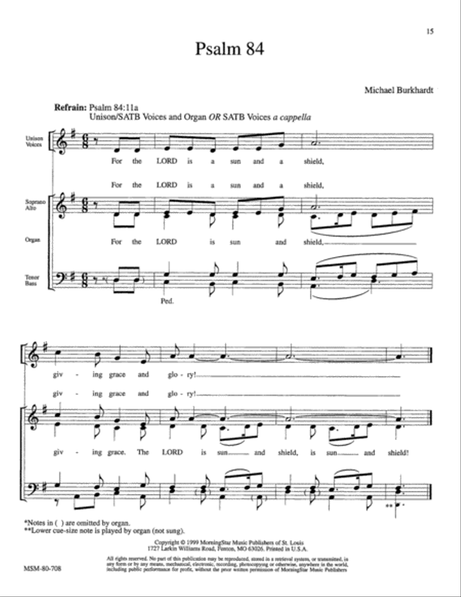 Psalm 84 SSA scores gallery preview page 2