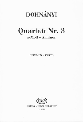 Book cover for String Quartet #3-pts