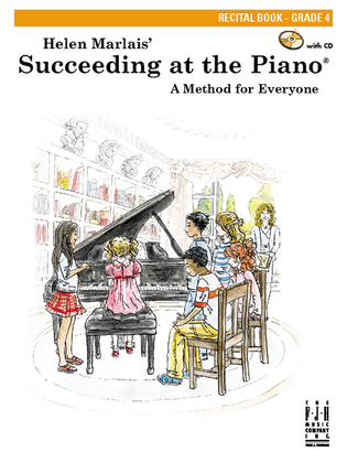 Book cover for Succeeding at the Piano, Recital Book - Grade 4