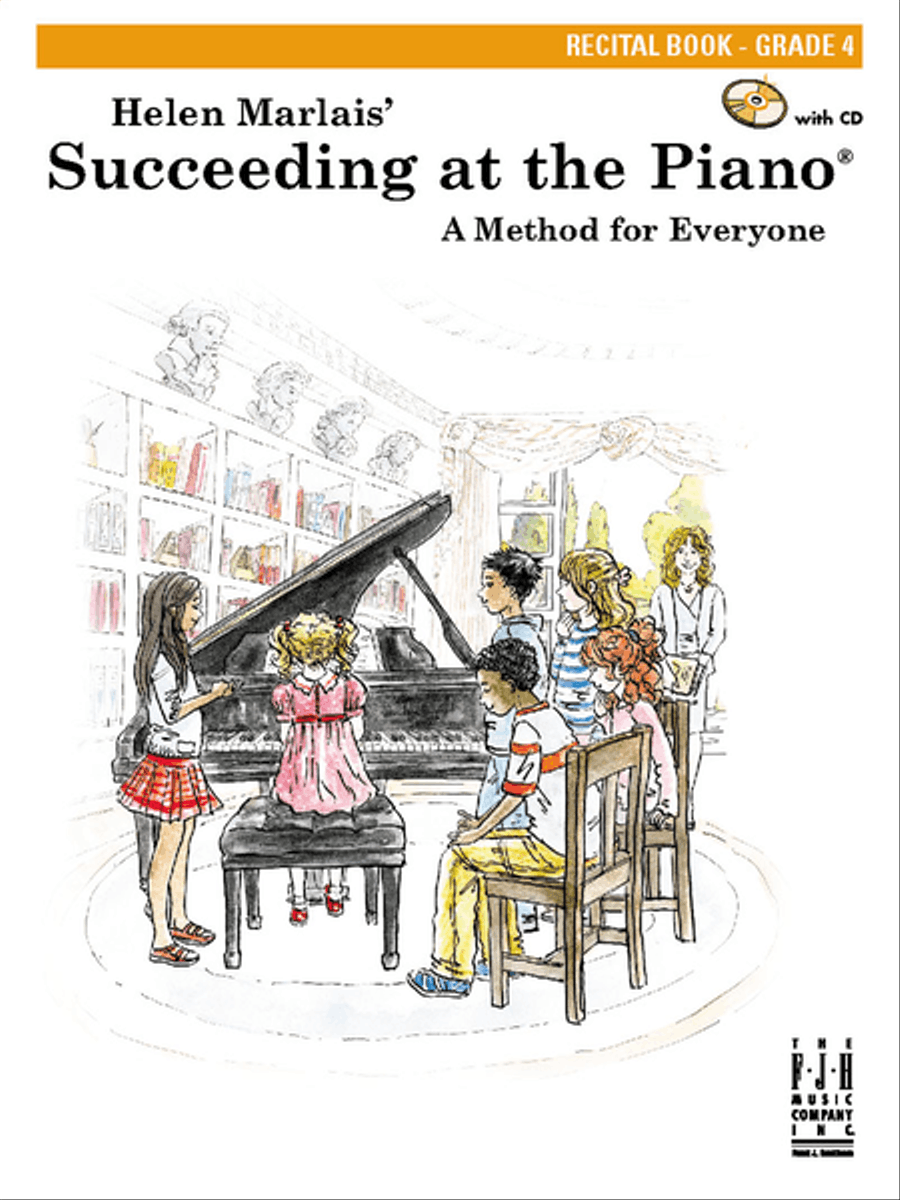 Book cover for Succeeding at the Piano, Recital Book - Grade 4