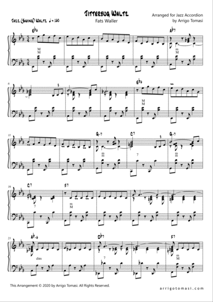 Accordion clearance jazz music