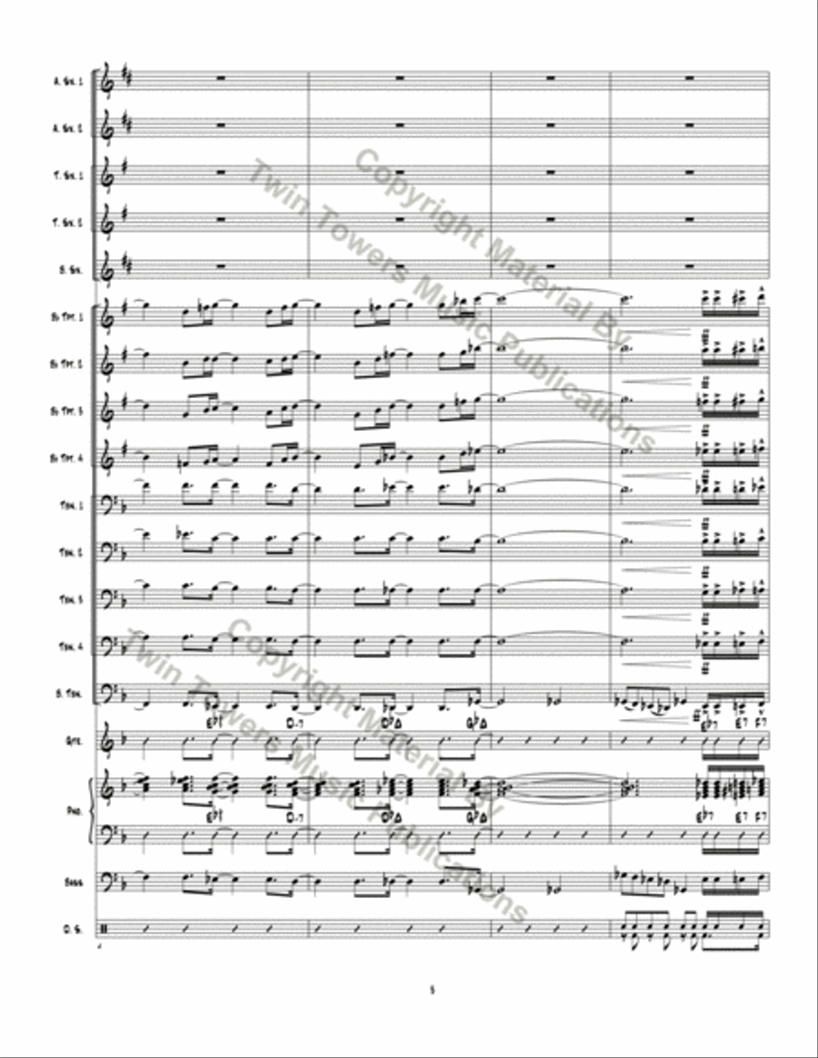 Don't Mess Around Don't Mess Around Jazz Ensemble scores gallery preview page 4