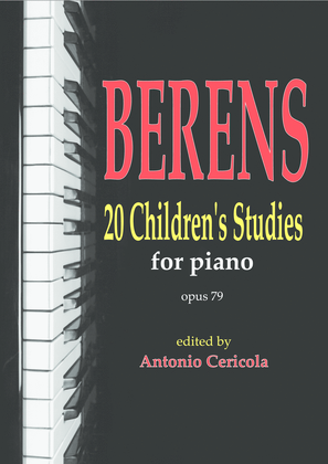 BERENS 20 children's studies for piano op. 79
