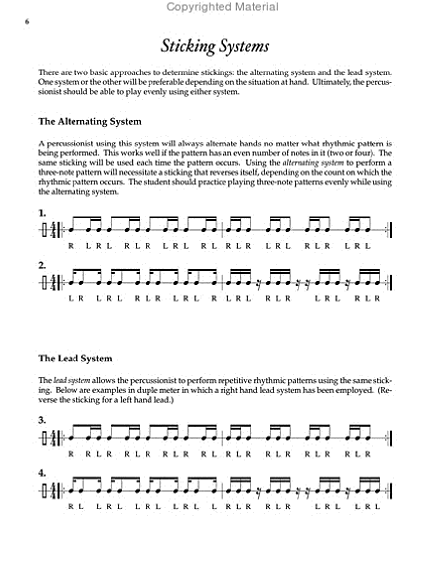 Sequential Approach to Rudimental Snare Drum Percussion Ensemble scores gallery preview page 3