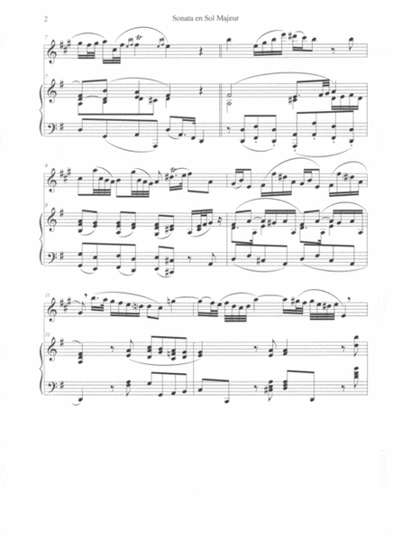 Sonate en Sol majeur (1er Mouvement) image number null