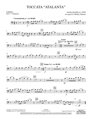 Toccata ("Atalanta") - Choir 2-Pt 3-Trombone