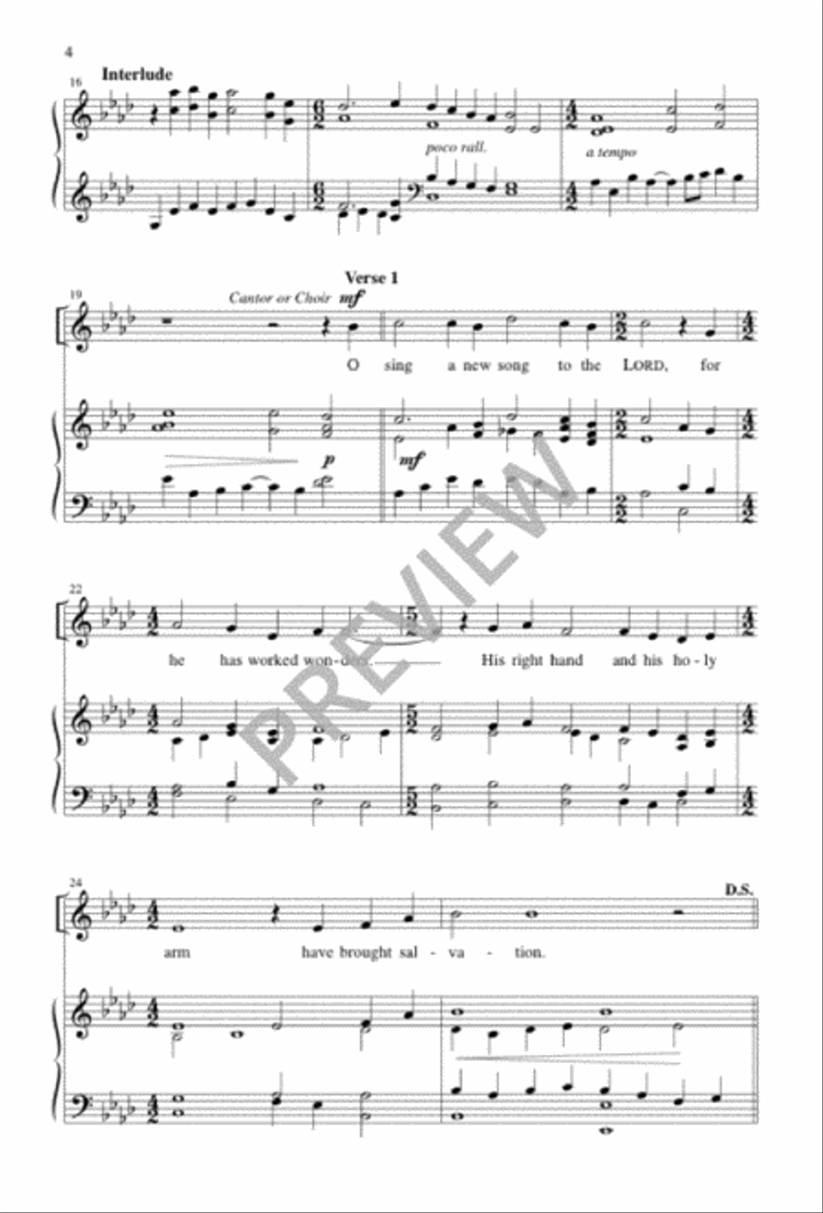 The Word of God Became Flesh 4-Part scores gallery preview page 4