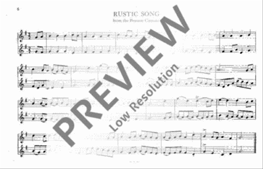 Movements by Bach Soprano Recorder scores gallery preview page 9