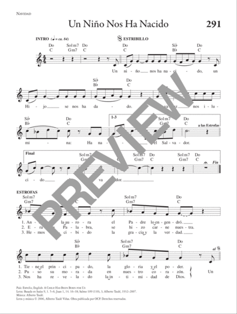Flor y Canto, Tercera Edición [Guitar Accompaniment] Guitar scores gallery preview page 7