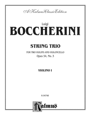 Book cover for Boccherini: String Trio, Op. 54, No. 3