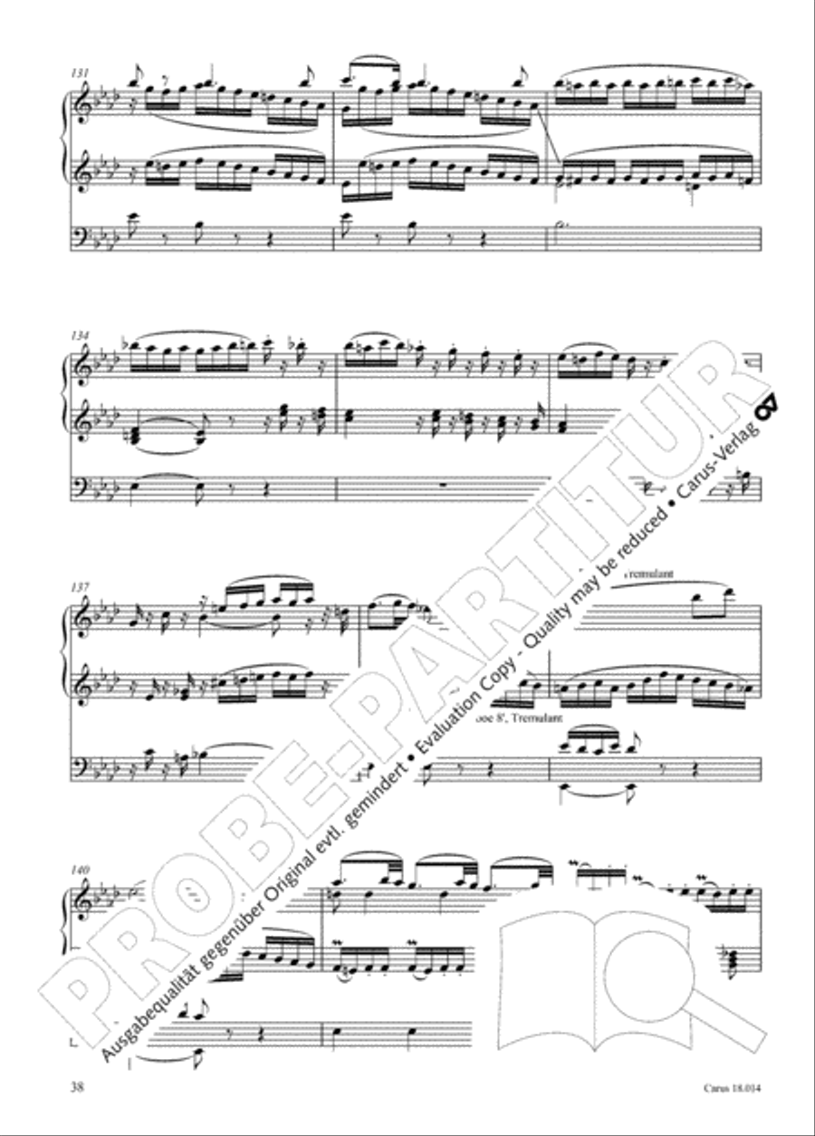W. A. Mozart: Three organ works Organ scores gallery preview page 39
