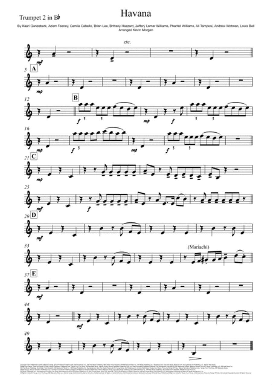 Havana Brass Ensemble scores gallery preview page 4