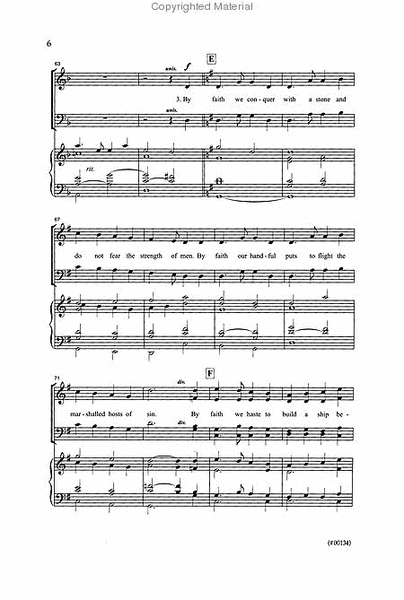 By Faith We Stand - SATB image number null