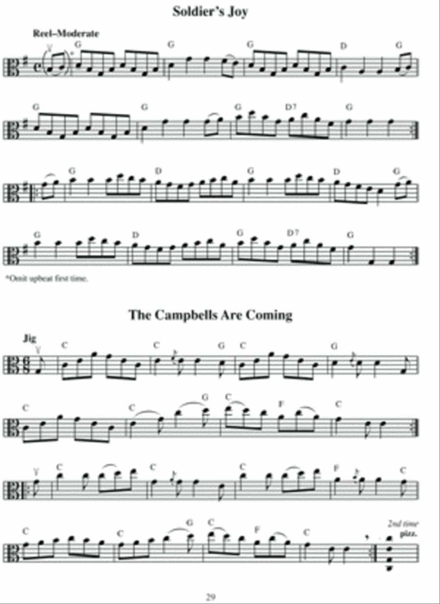 Scottish Fiddling for Viola Viola Solo scores gallery preview page 3