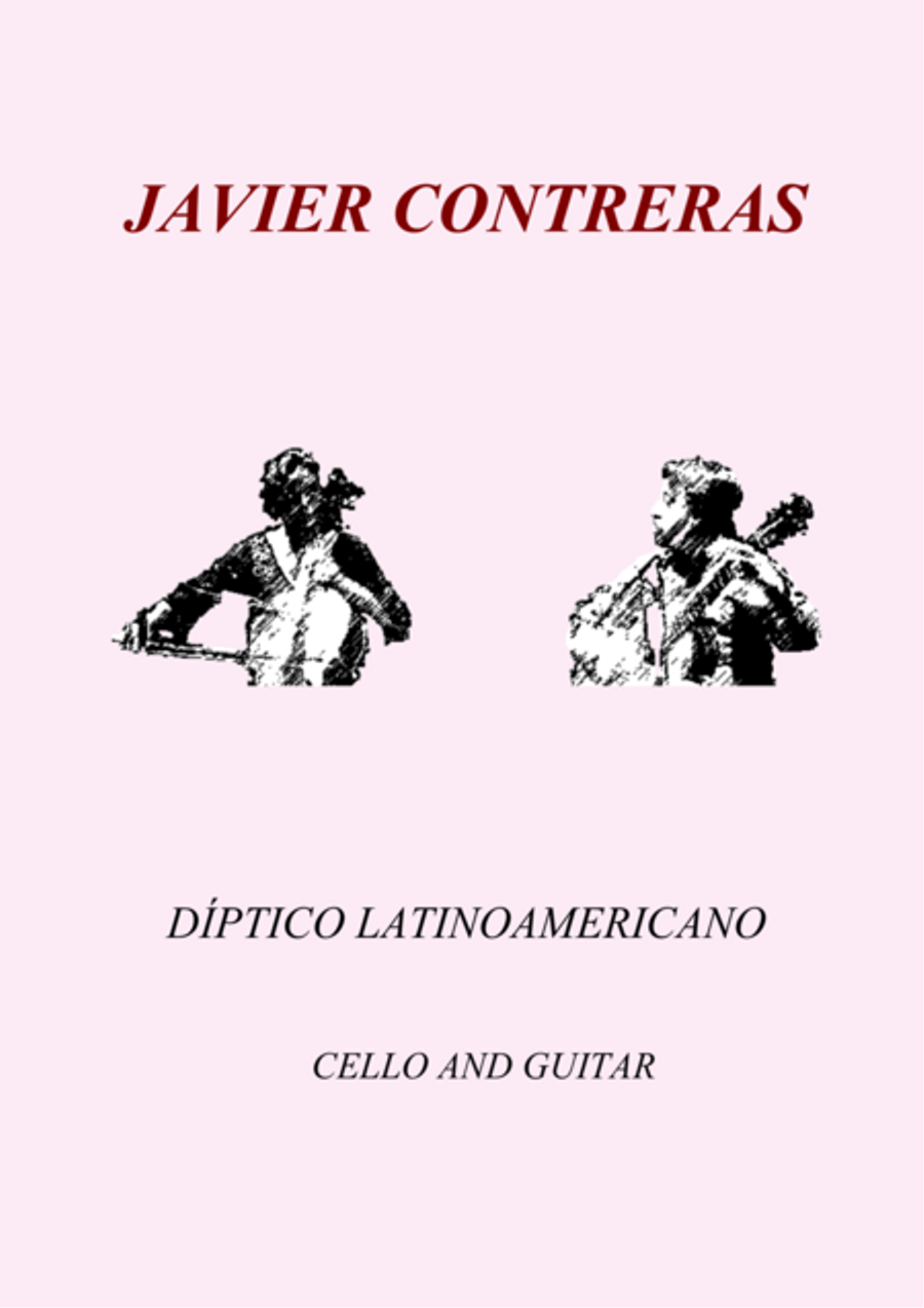 Diptico Latinoamericano Cello and Guitar String Duet scores gallery preview page 1