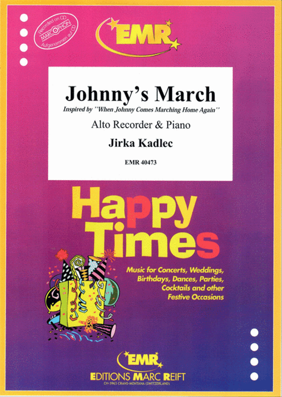 Johnny's March Alto Recorder scores gallery preview page 1