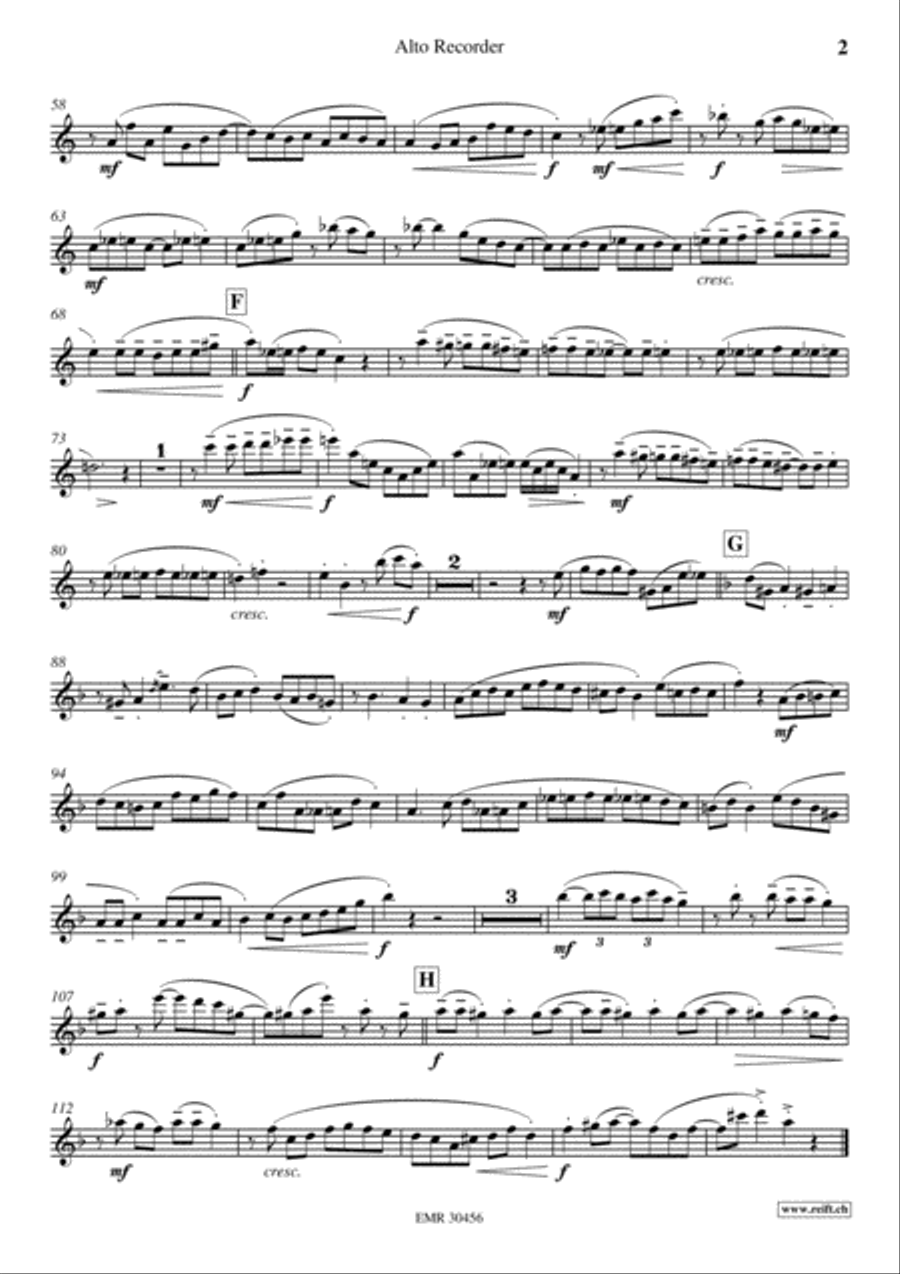 The Crave The Crave Alto Recorder scores gallery preview page 3