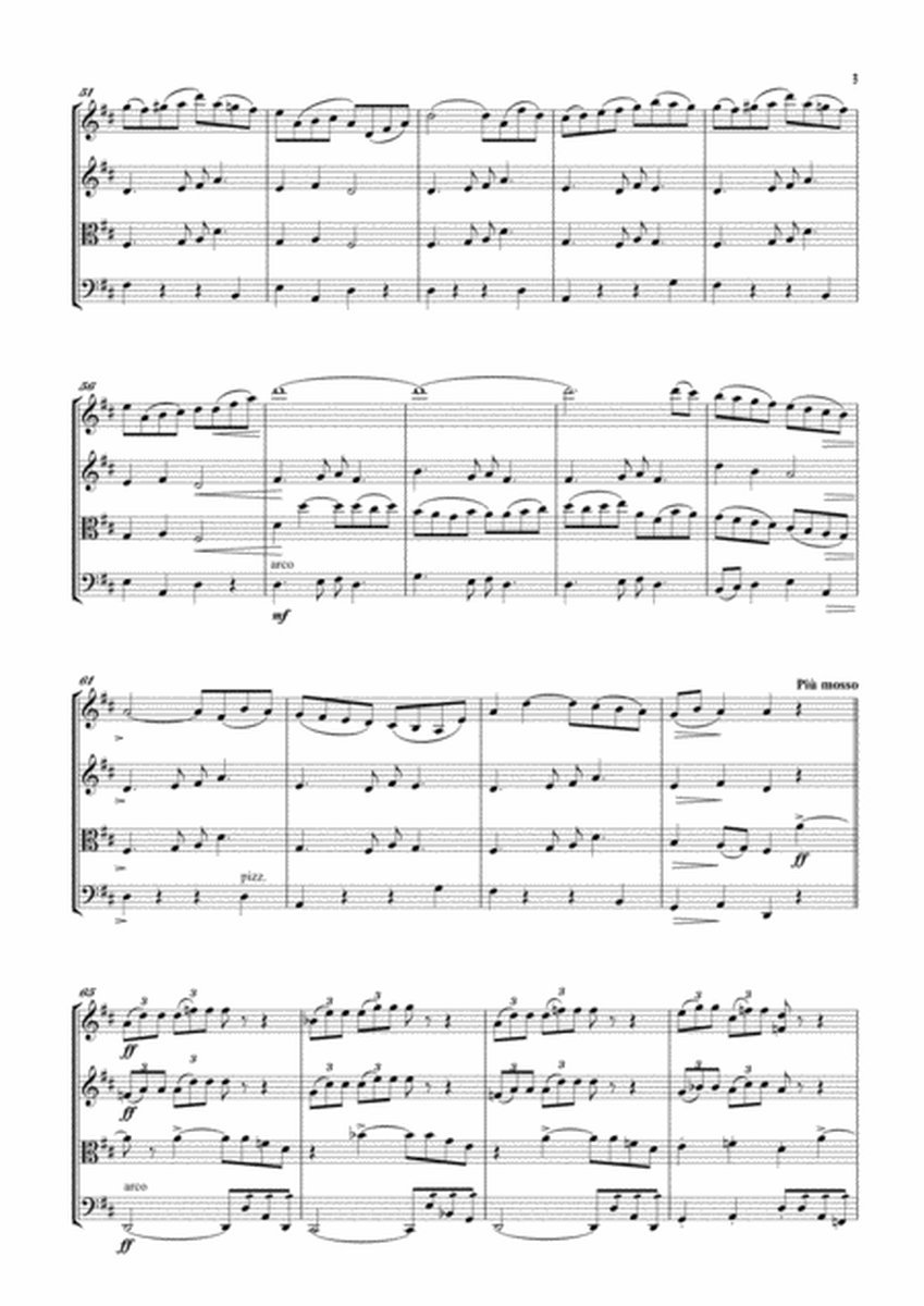 Variations on "Suo Gan" for String Quartet image number null