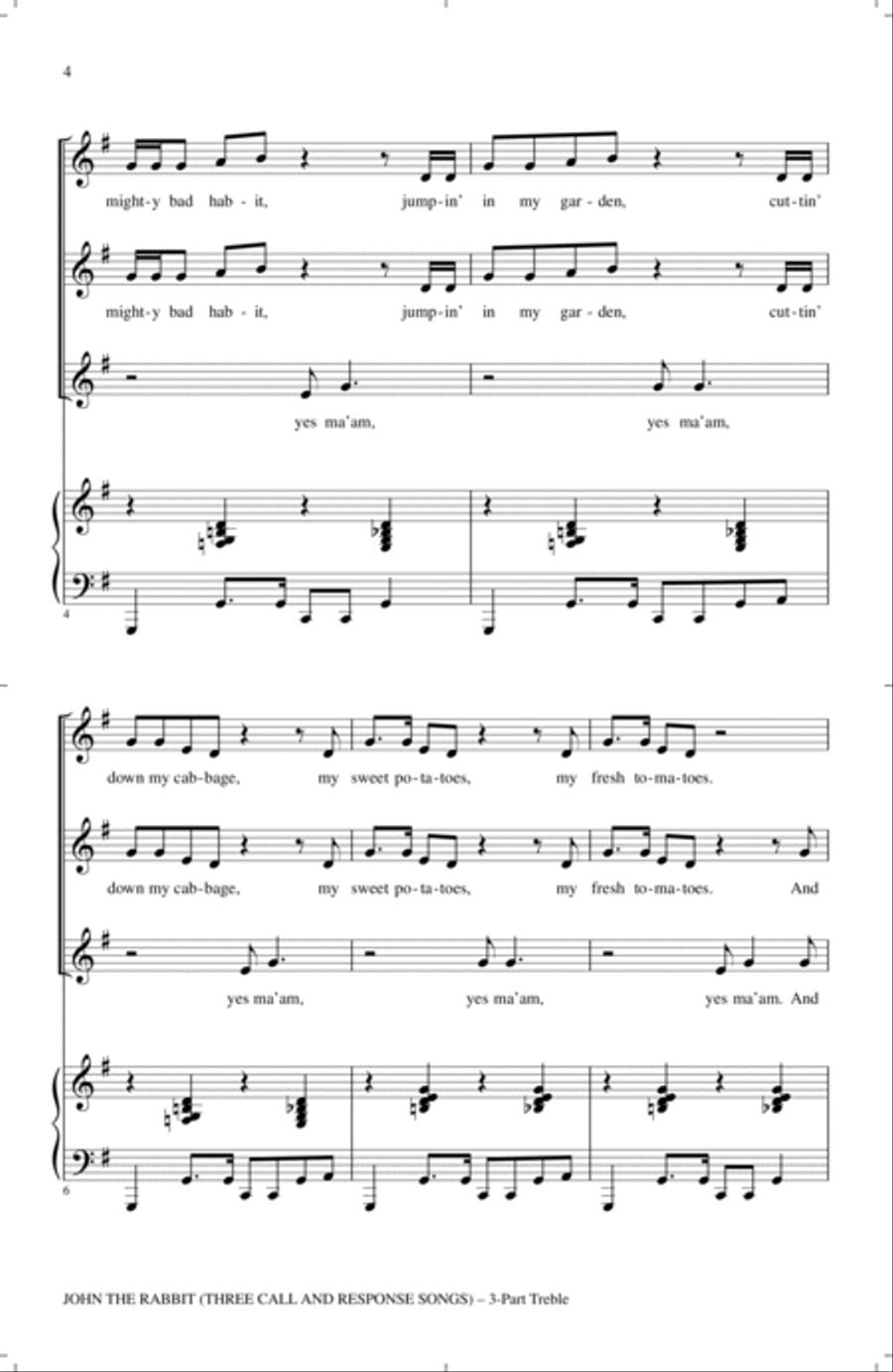 Oh, John The Rabbit 3-Part scores gallery preview page 2
