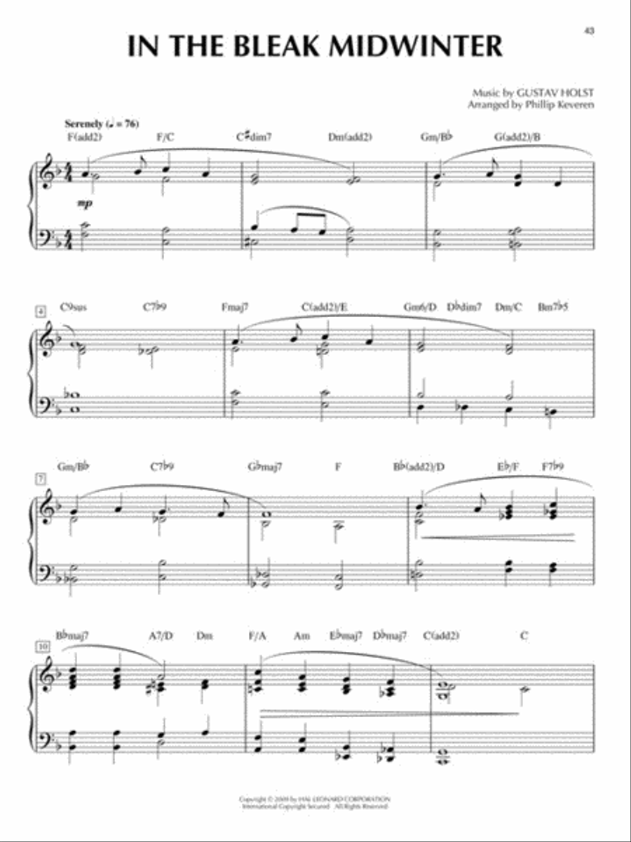 Yuletide Jazz Piano Solo scores gallery preview page 5