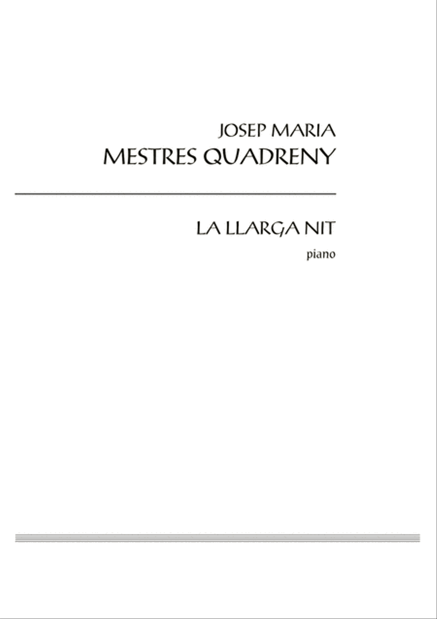 La llarga nit Piano Solo scores gallery preview page 3