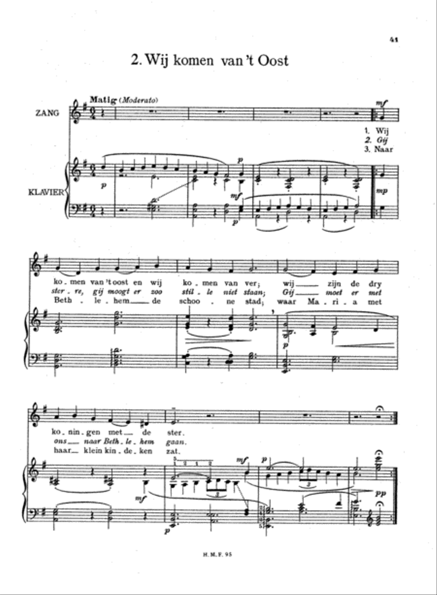 Oud-Vlaamse Kerstliederen en Driekoningenliederen Voice scores gallery preview page 6