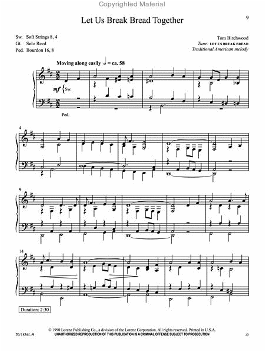 Easy Organ Library, Vol. 54 Organ Solo scores gallery preview page 4