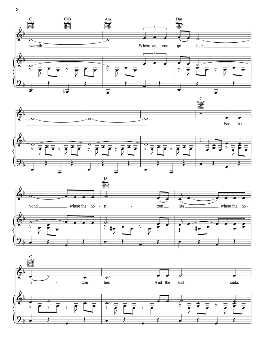 By My Side Piano, Vocal, Guitar scores gallery preview page 2