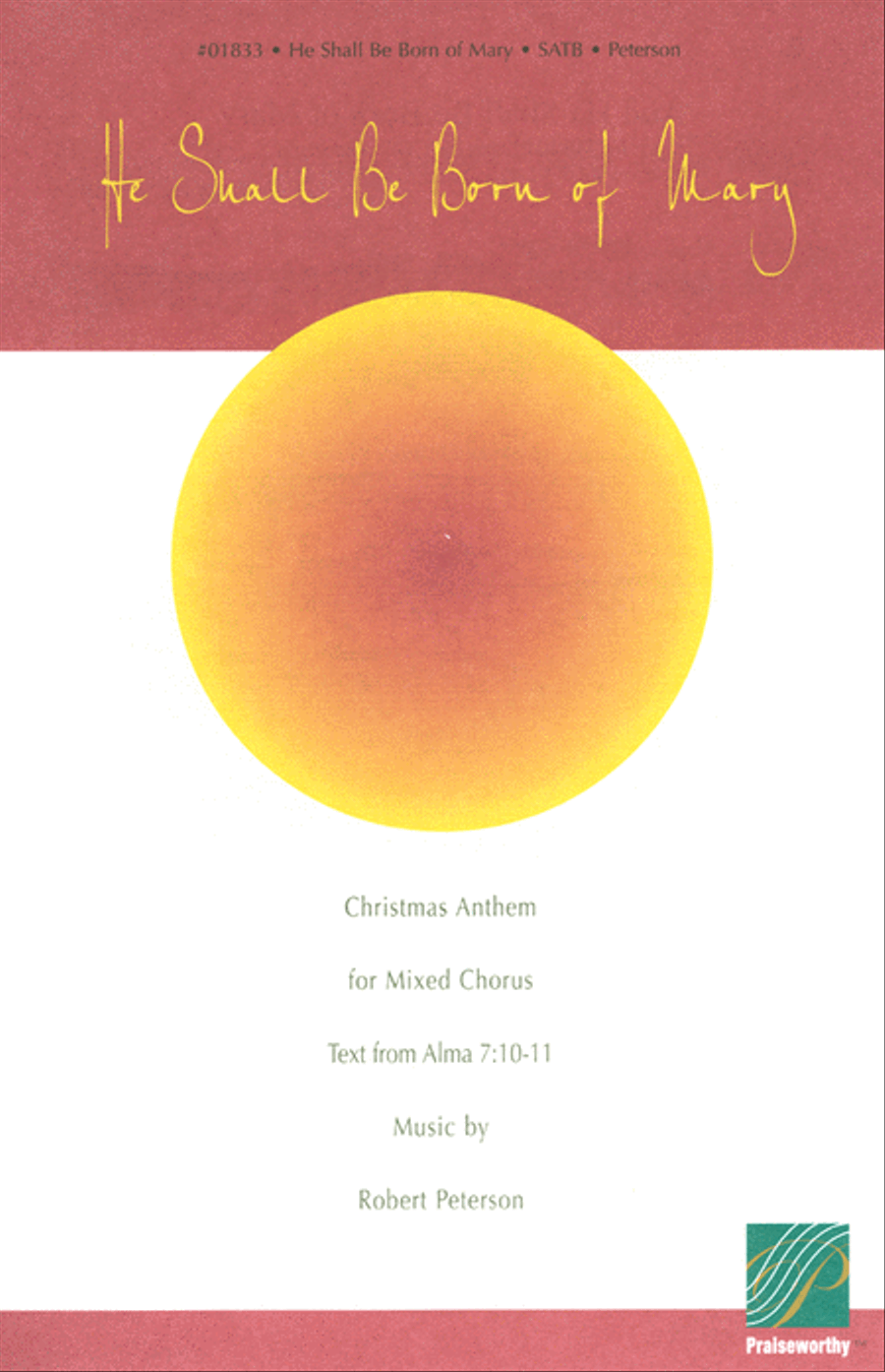 He Shall Be Born of Mary - SATB 4-Part scores gallery preview page 1