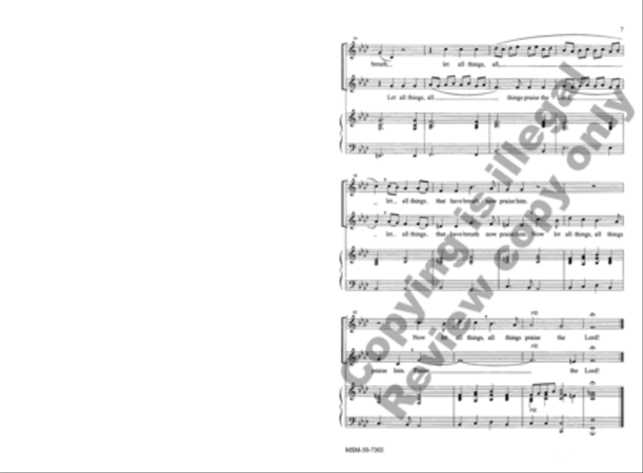Hallelujah, Praise the Lord 2-Part scores gallery preview page 7