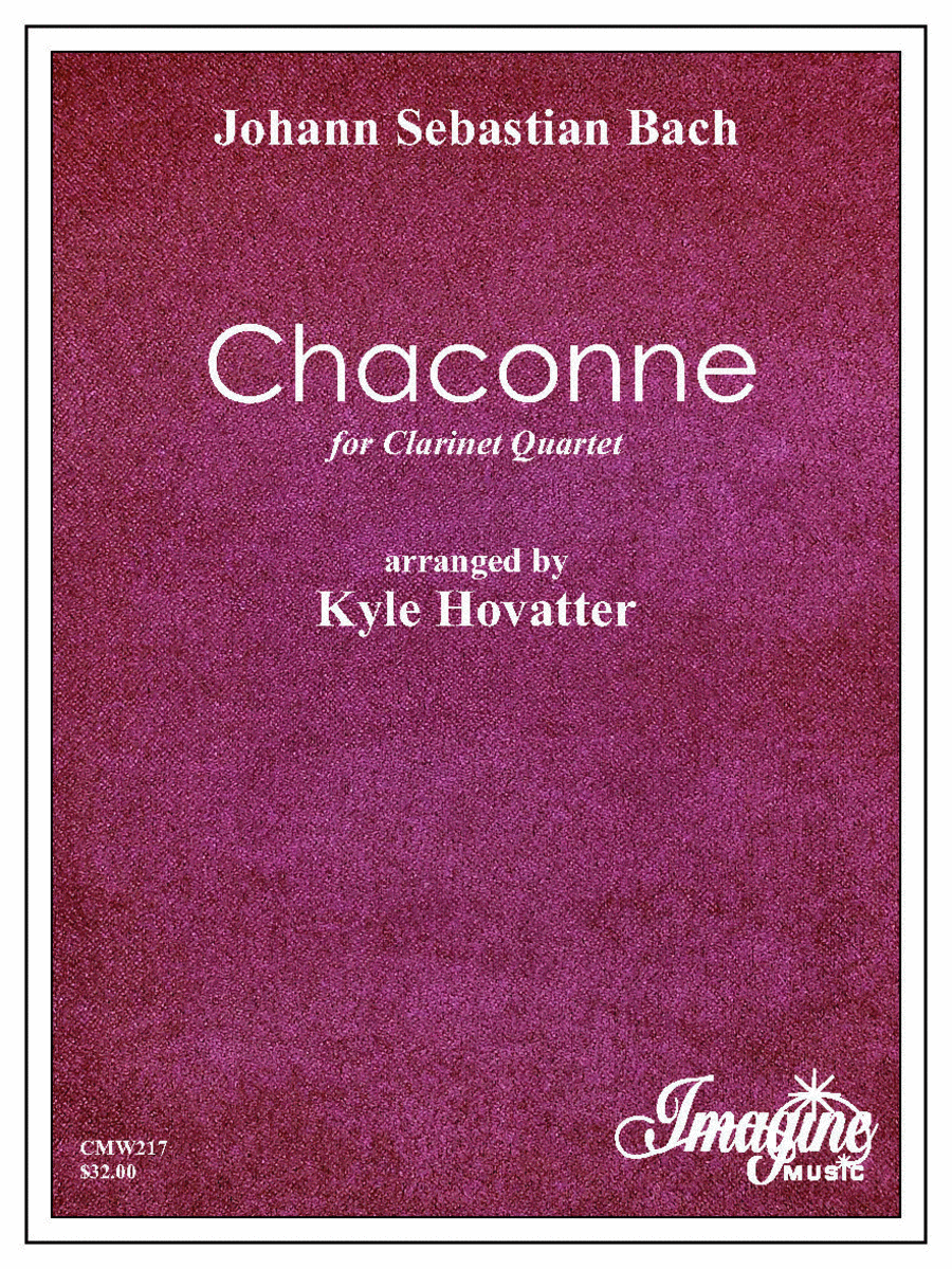 Chaconne Chaconne Clarinet Quartet scores gallery preview page 1