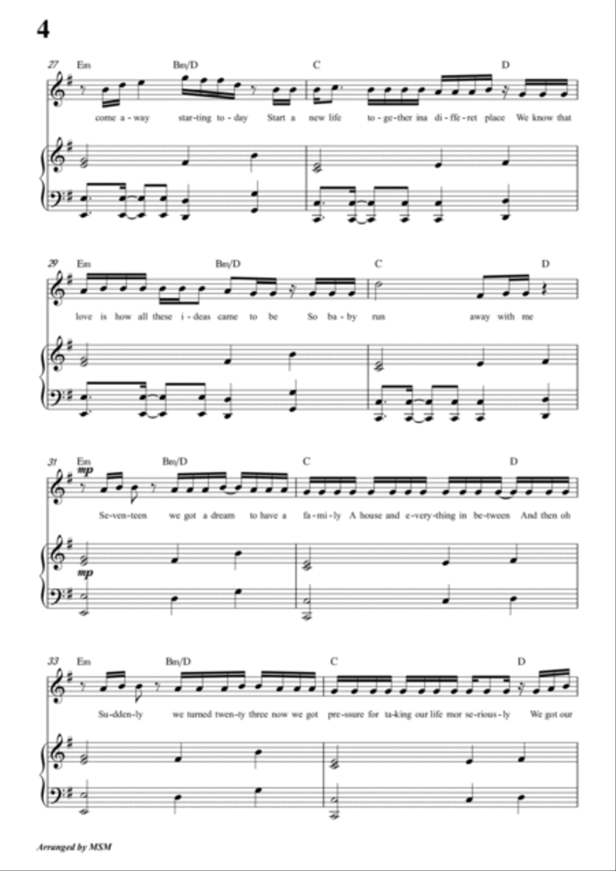 So Long Voice scores gallery preview page 6