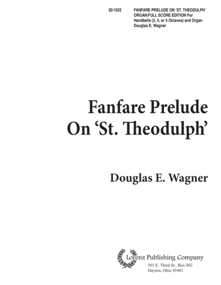 Fanfare Prelude on "St. Theodulph" - Organ