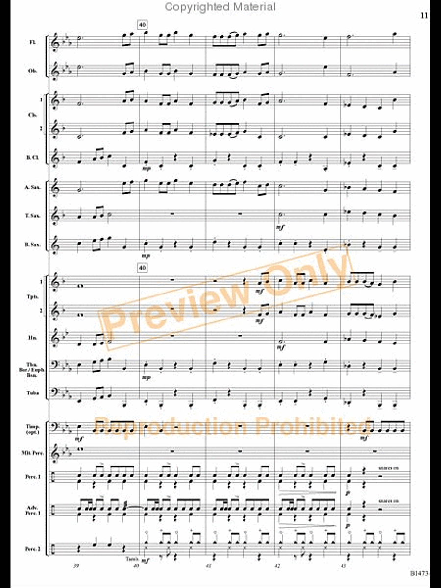 Antiphon Antiphon Concert Band scores gallery preview page 10