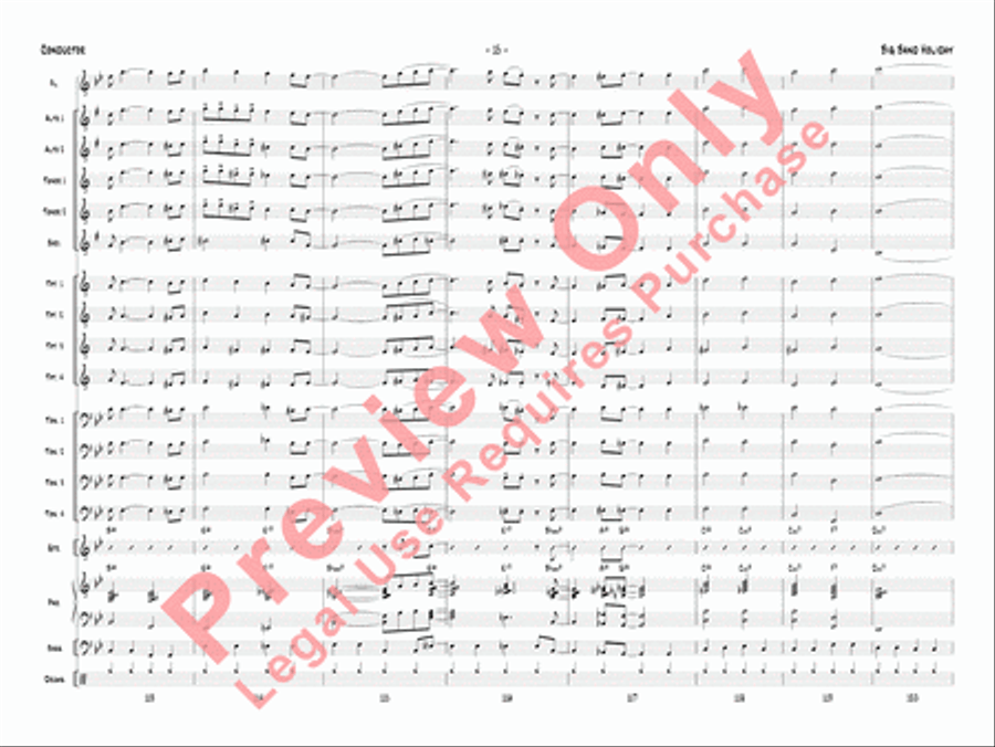 Big Band Holiday Big Band Holiday Jazz Ensemble scores gallery preview page 18