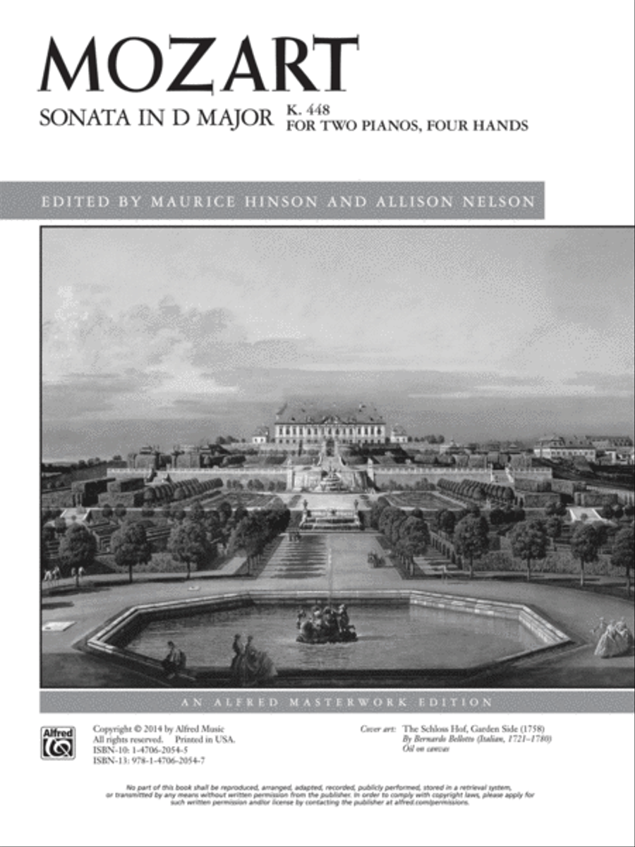 Mozart: Sonata in D Major, K. 448 - Piano Duo (2 Pianos, 4 Hands) Piano Duet scores gallery preview page 1