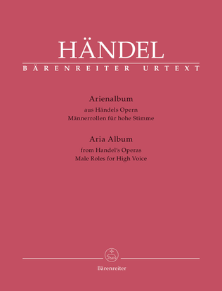 Book cover for Arienalbum aus Handels Opern. Mannerrollen fur hohe Stimme