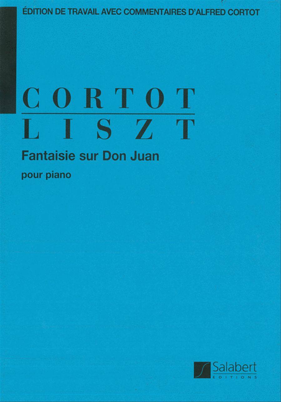 Fantaisie sur Don Juan Piano Solo scores gallery preview page 1