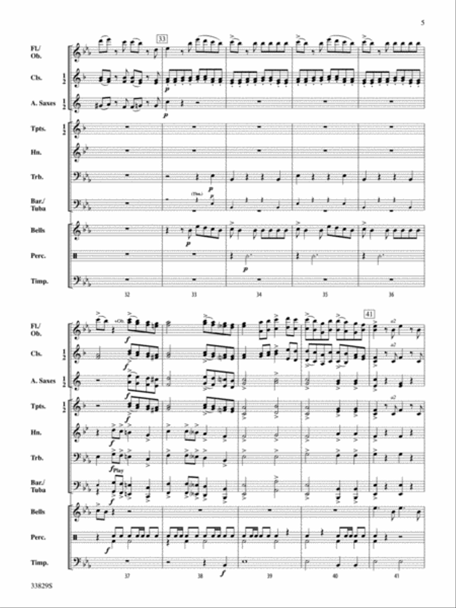 A Little Night Music A Little Night Music Concert Band scores gallery preview page 5
