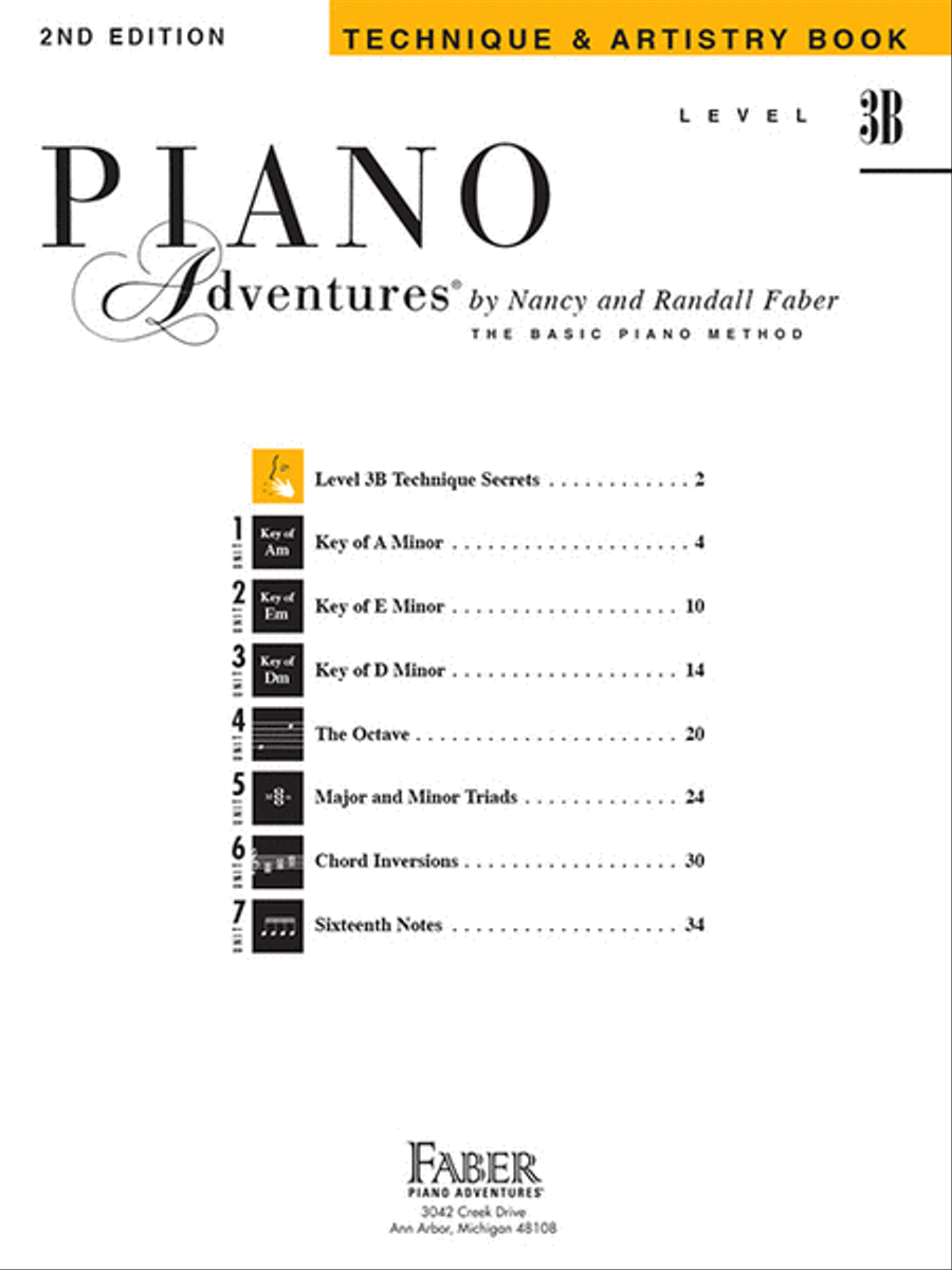 Level 3B – Technique & Artistry Book – 2nd Edition Piano Method scores gallery preview page 2