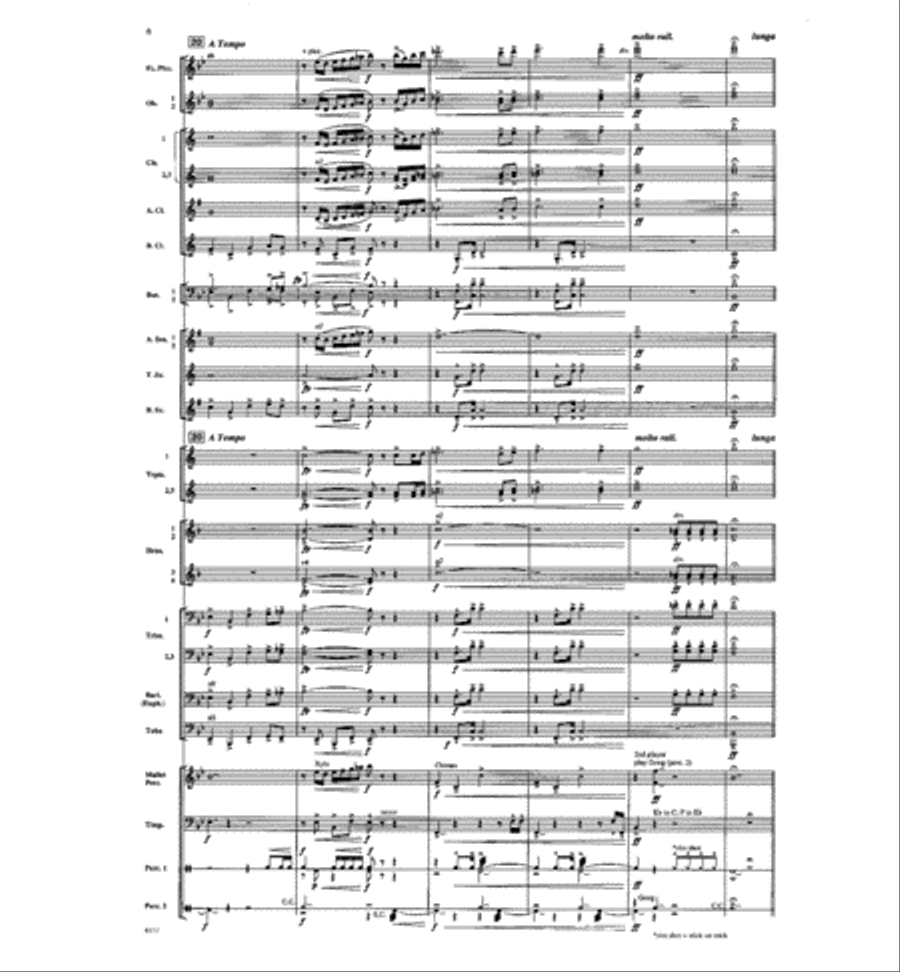 Dawn of a New Day Concert Band scores gallery preview page 5