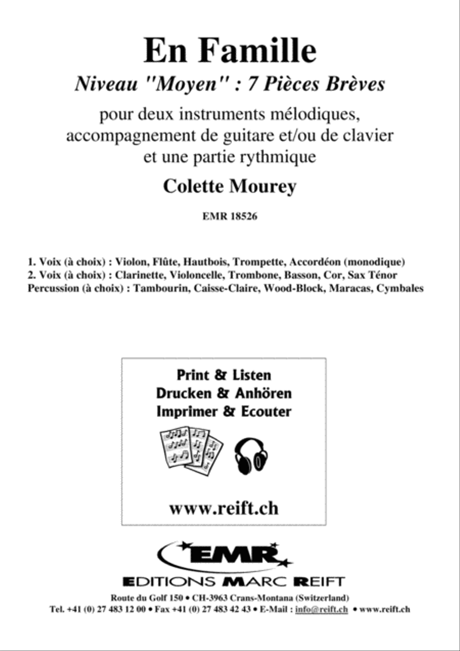 En Famille Piano scores gallery preview page 2