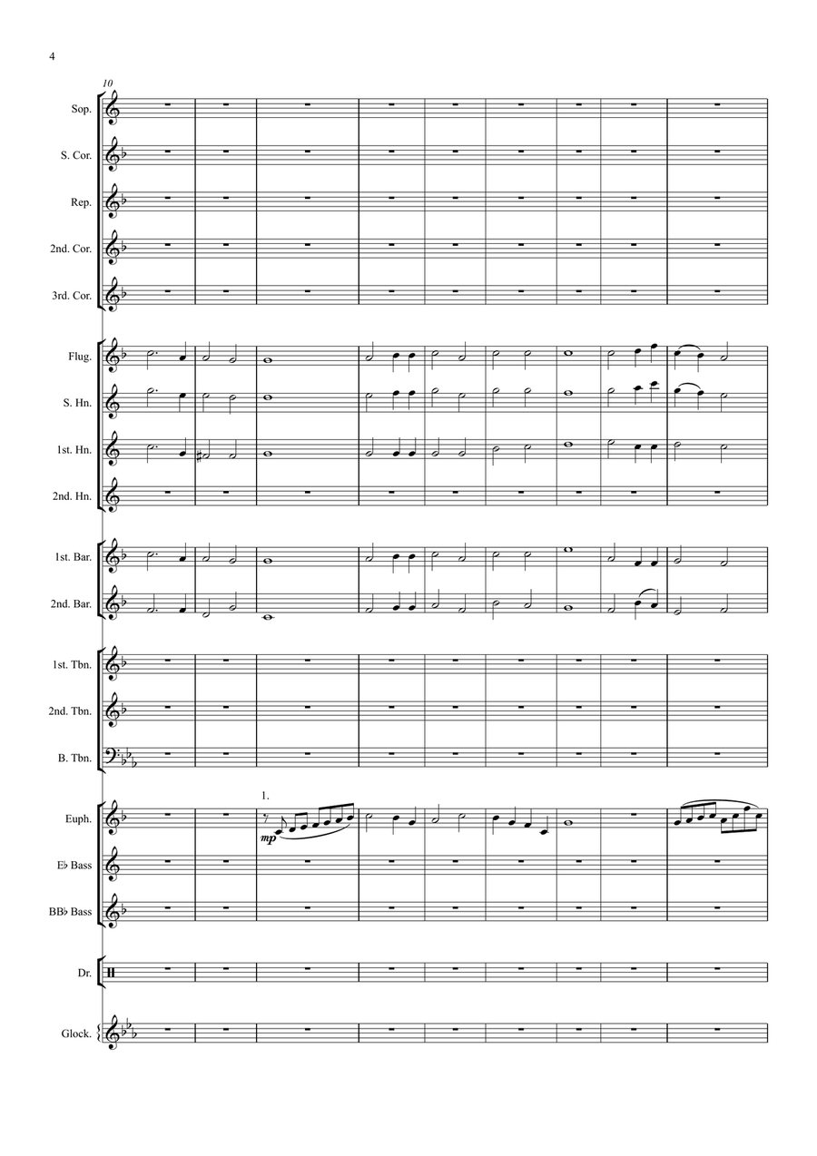 Brass Band - Deep Harmony Brass Band scores gallery preview page 4