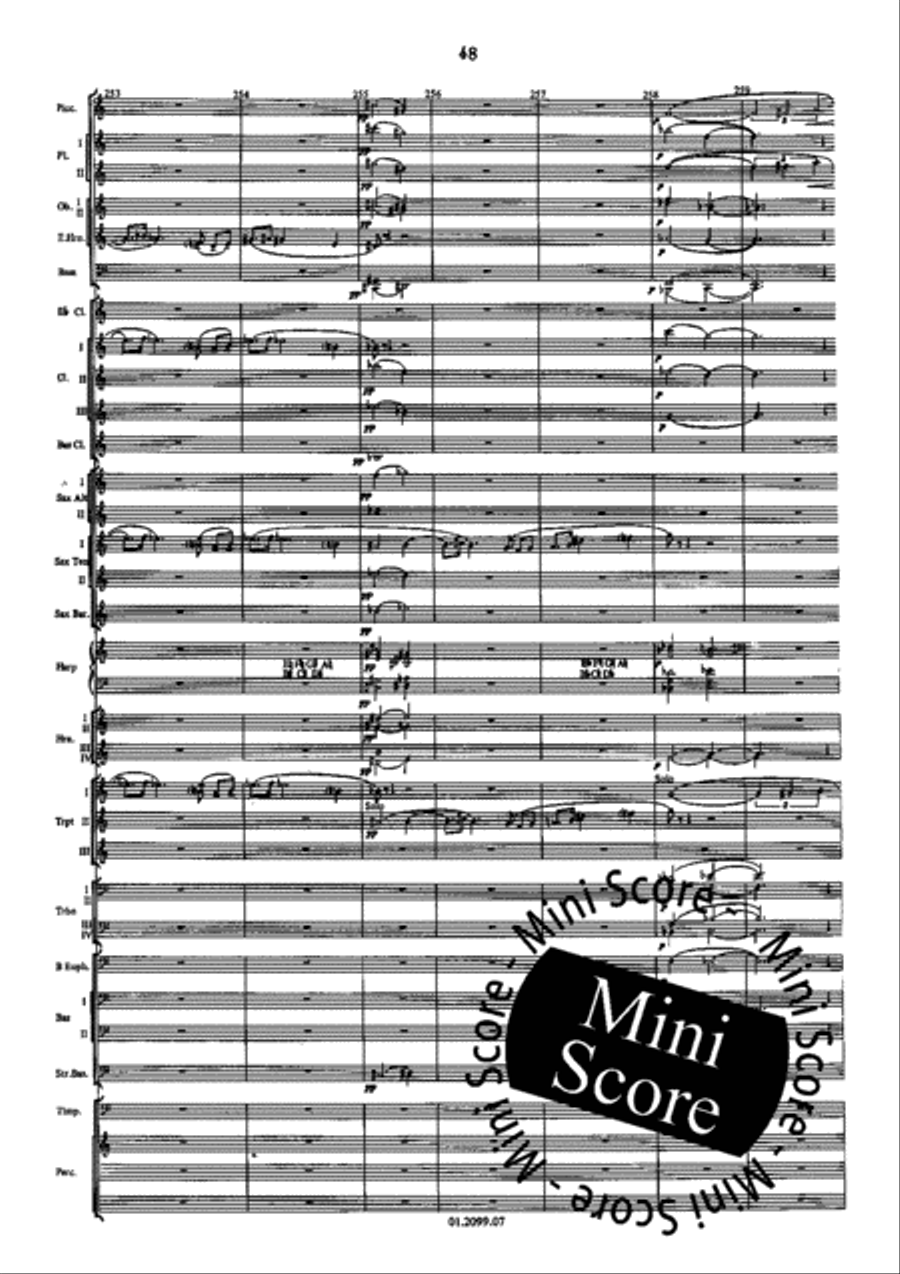Hymns And Dances II Concert Band scores gallery preview page 54