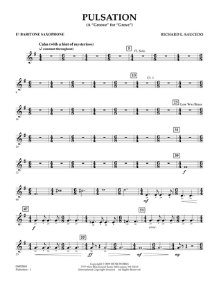 Pulsation - Eb Baritone Saxophone