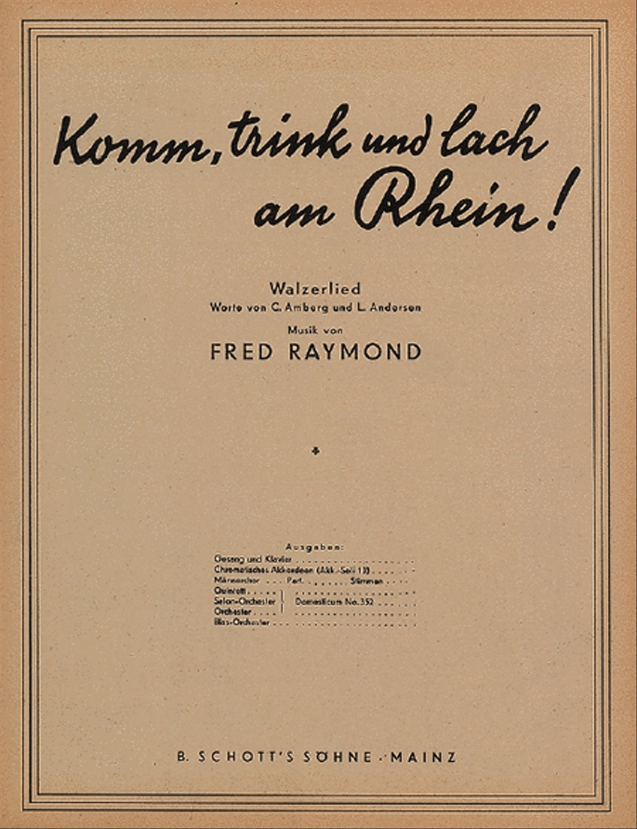 Walzerlied Piano