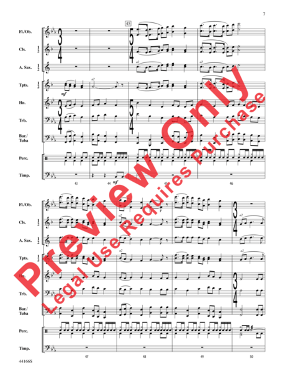 Point of the Mountain Concert Band scores gallery preview page 8